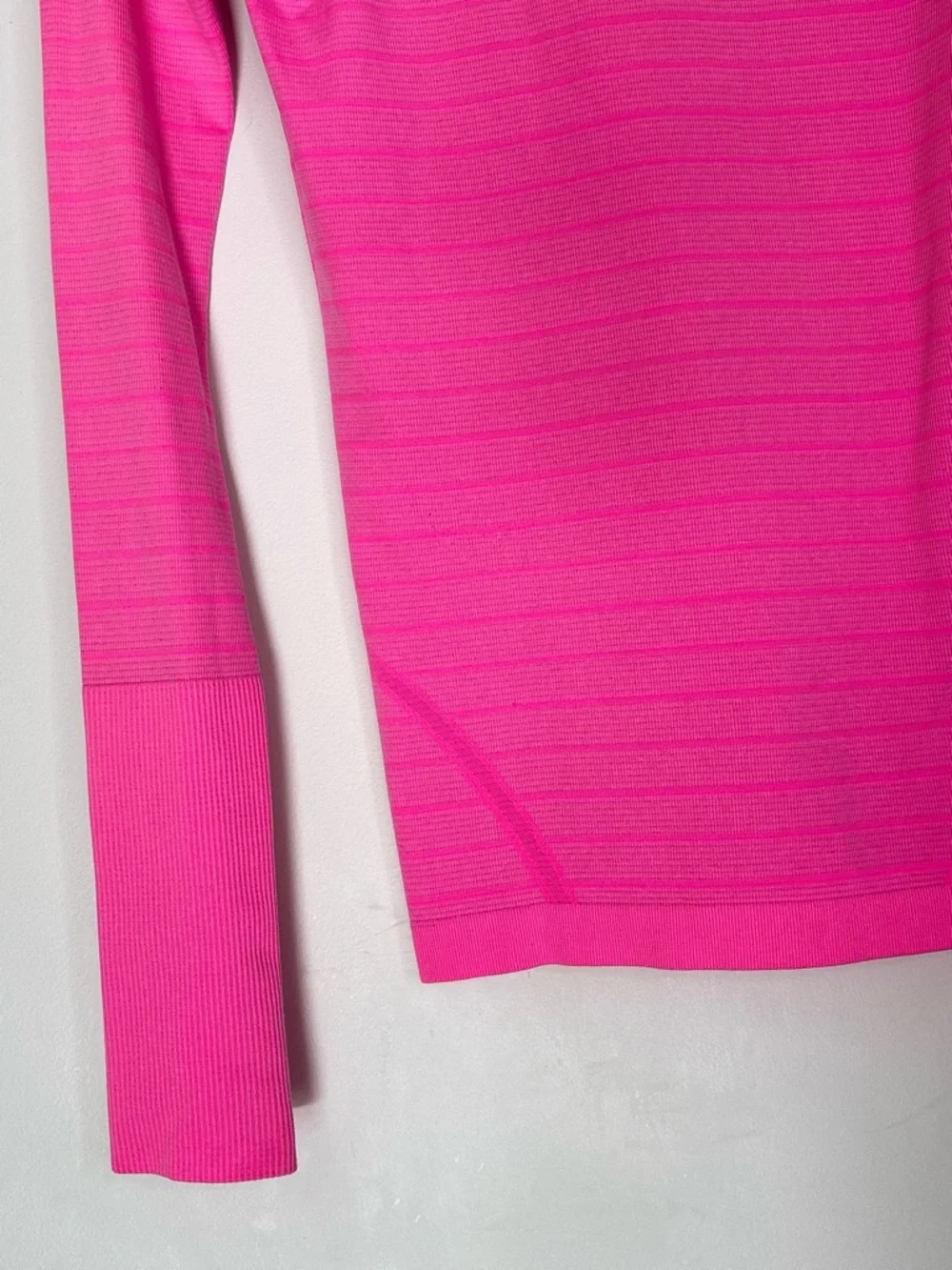 Lululemon Run: Swiftly Tech 1/2 Zip Heathered Raspberry Glo Light Size 4 Active
